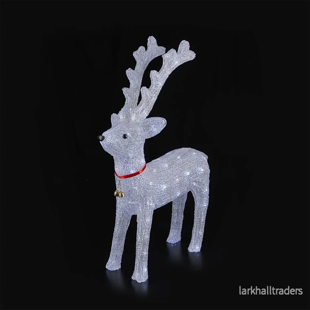 Ren Akryl - höjd 64 cm med LED-belysning