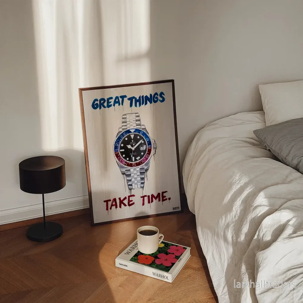 "Great Things Take Time" Poster - Bild 2