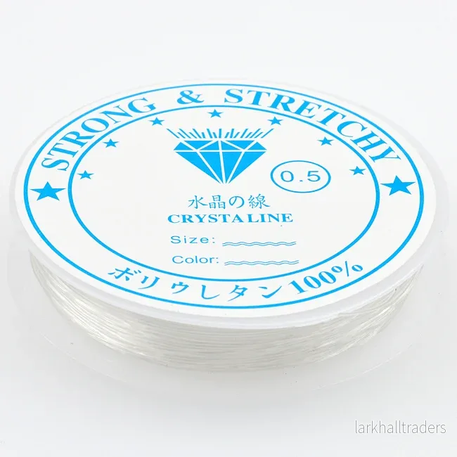 Elastisk tråd ”Strong & stretchy” 0,5mm Elastisk tråd ”Strong & stretchy” 0,5mm