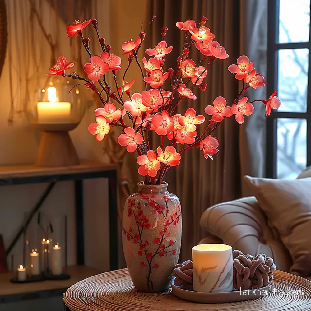 Lunaria Glow – Magisk LED-Grenlampa i Féinspirerad Design (70 cm) - Bild 2