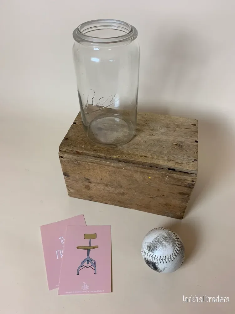 Stort sjudande glas utan lock