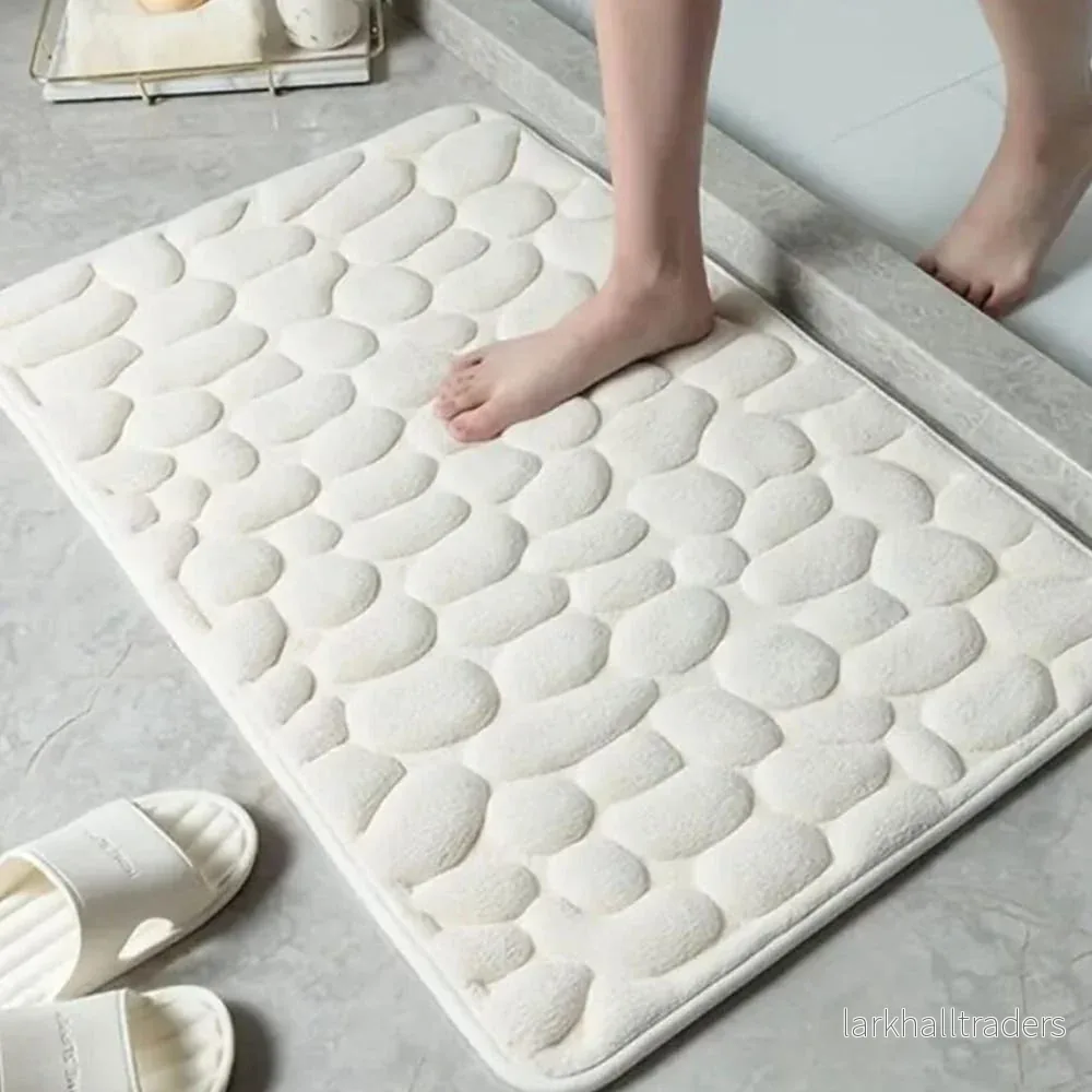Absorberande Badrumsmatta med Halkfri Undersida Absorberande Badrumsmatta med Halkfri Undersida