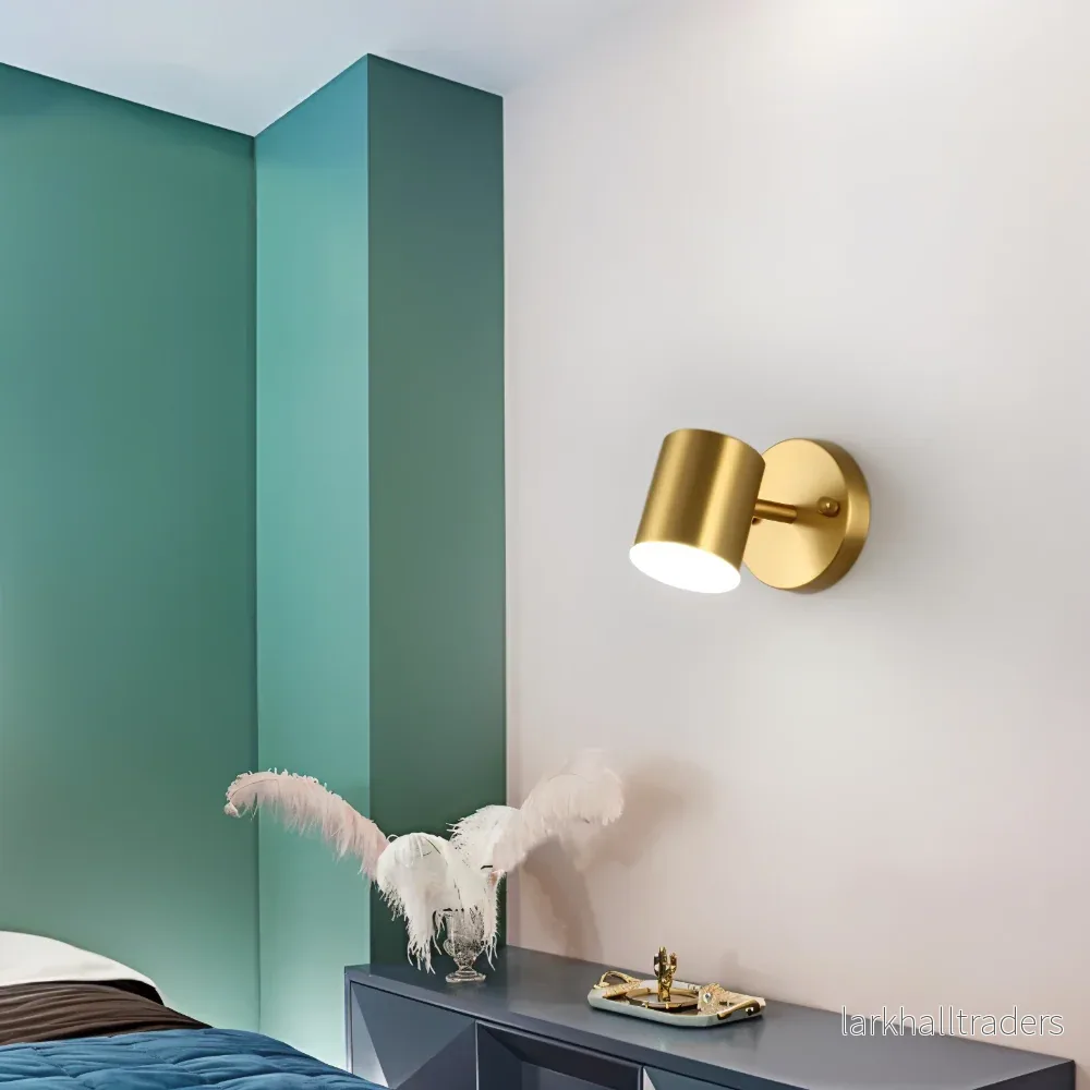 LumaCast – Cylindrisk Vägglampa i Järn för Inomhusbruk | LED Väggstrålkastare med Modern Design - Bild 3
