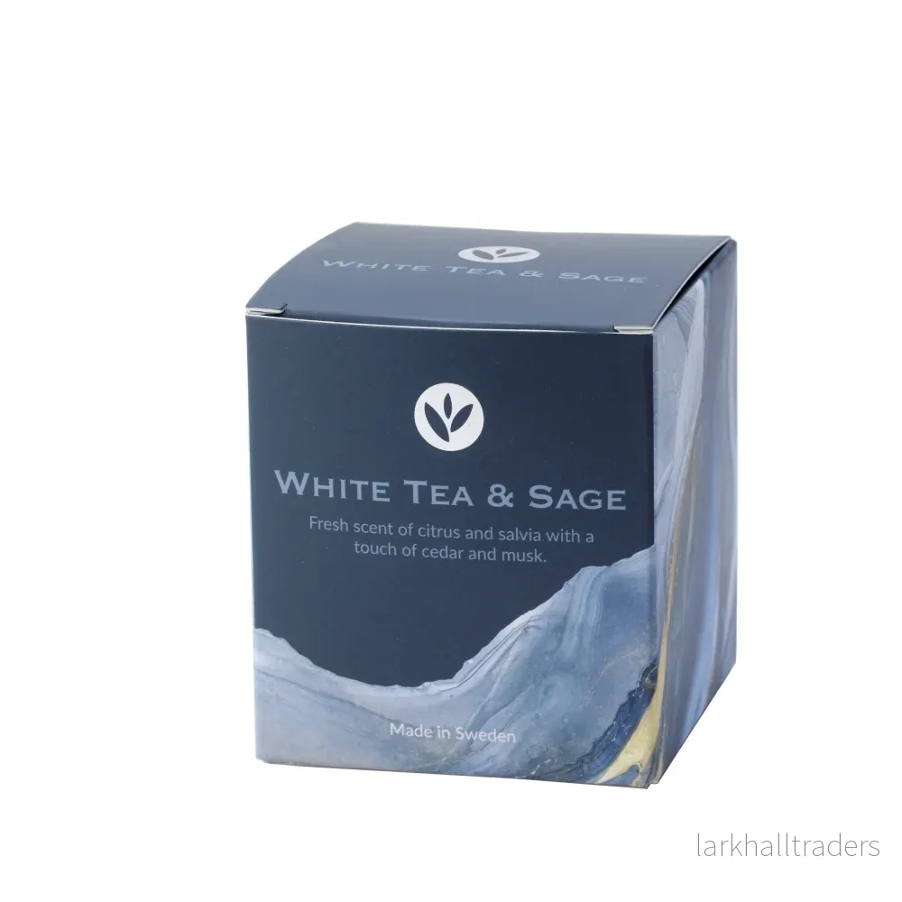 White Tea & Sage Doftljus 220 g - Bild 2