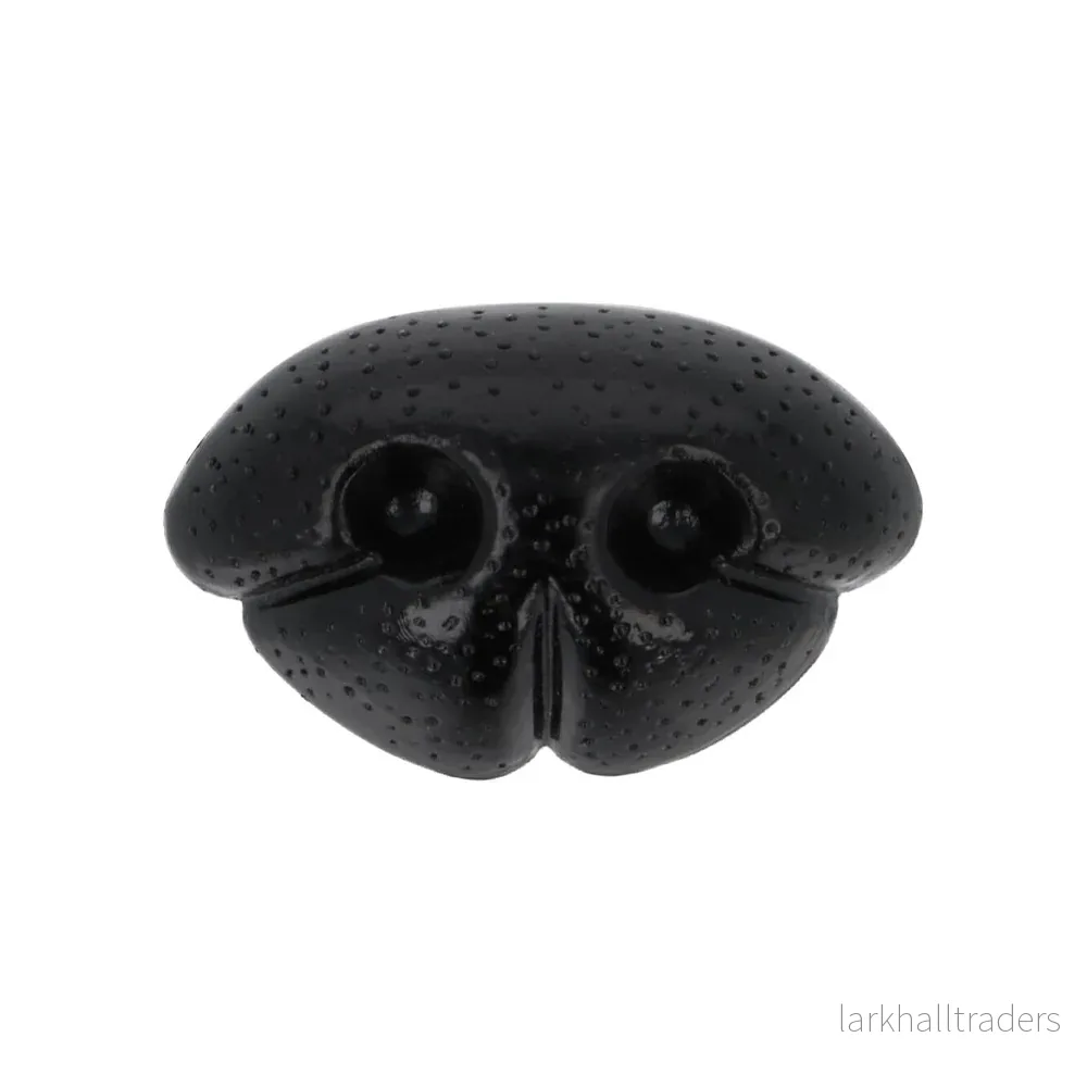Säkerhetsnosar, svart, 15mm, 2st Säkerhetsnosar, svart, 15mm, 2st