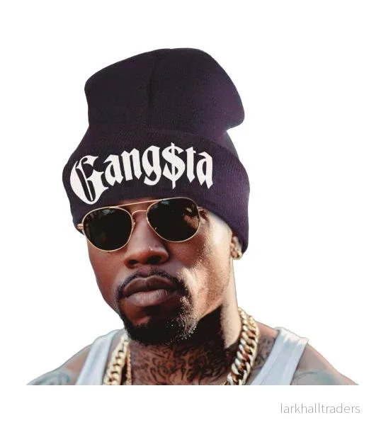 Gangstermössa, svart