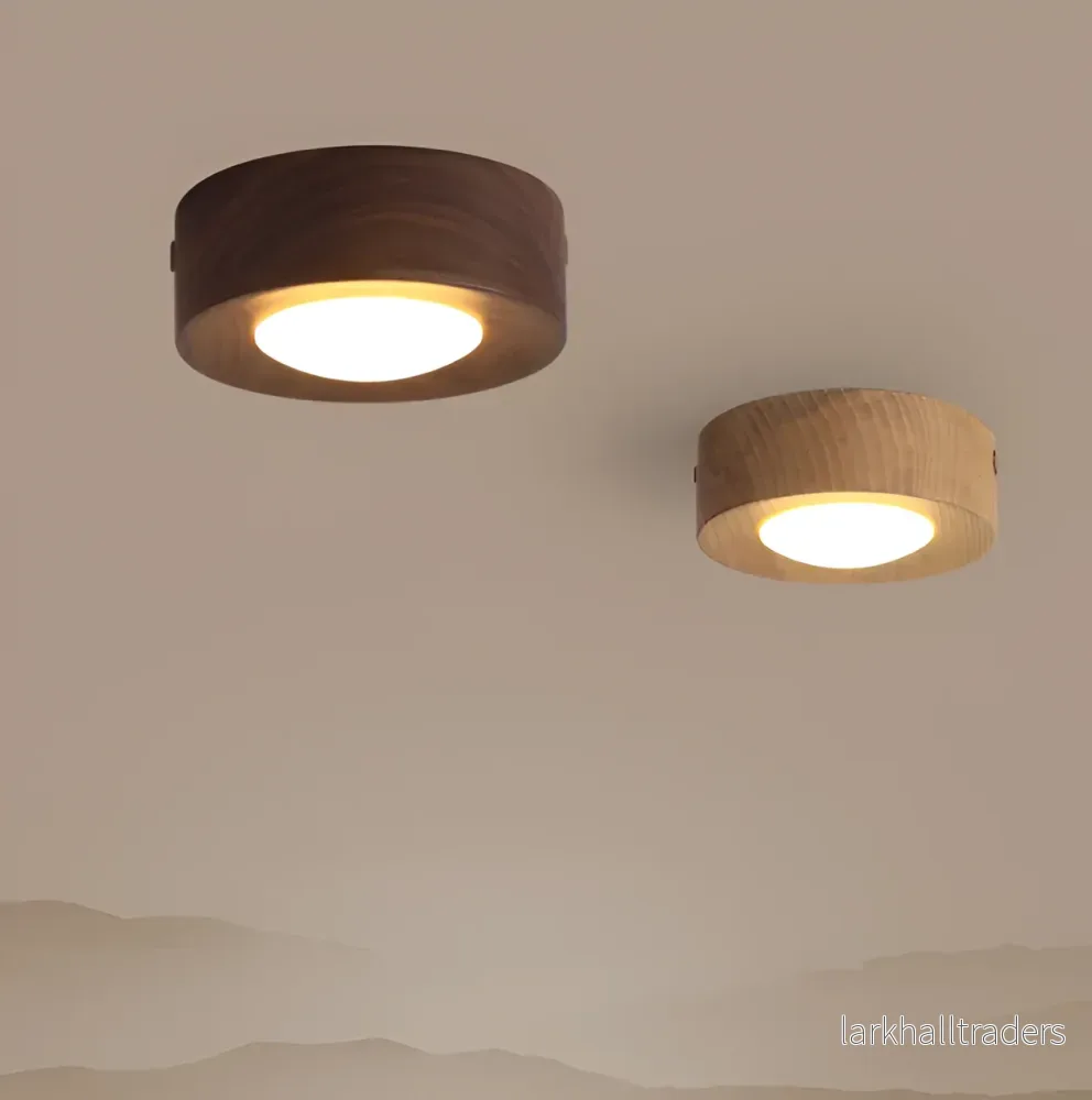 WoodSpot – LED Taklampa i Valnötsträ med Modern Spotlightdesign WoodSpot – LED Taklampa i Valnötsträ med Modern Spotlightdesign
