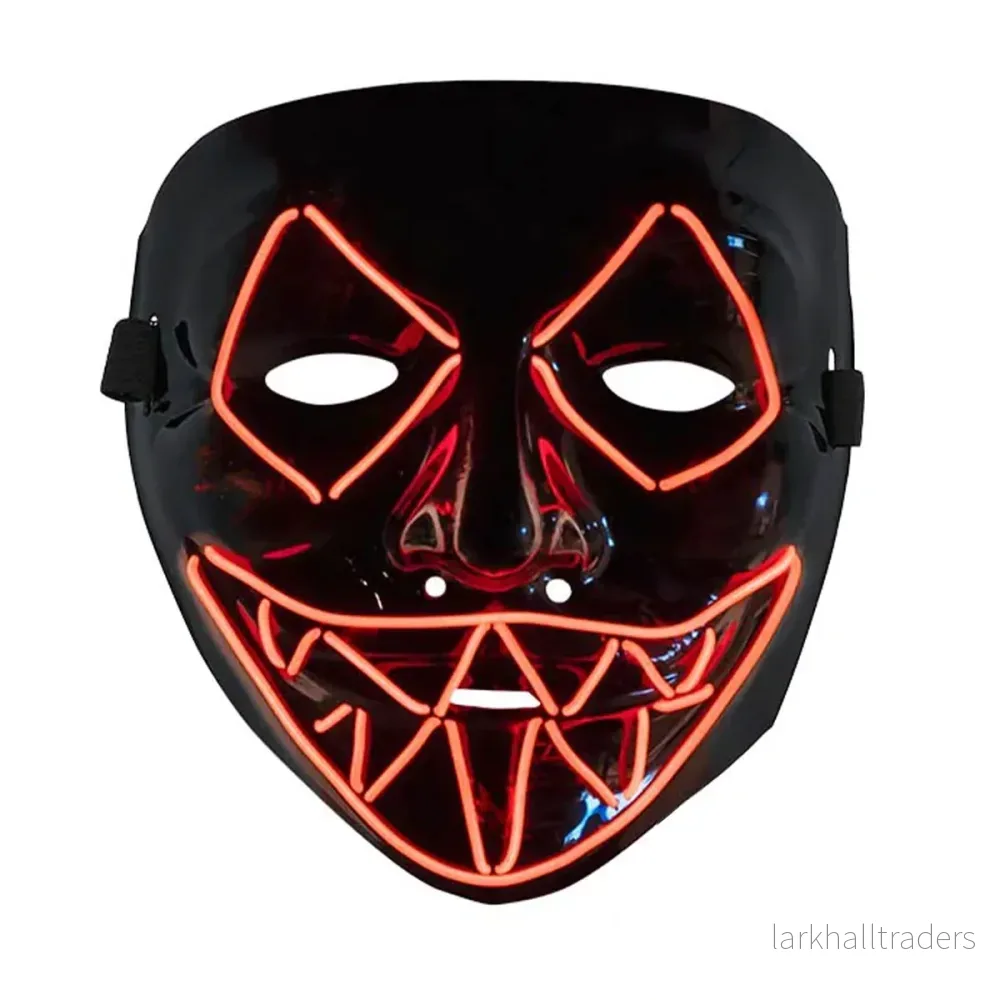 LED-mask, killer smile red - Bild 3