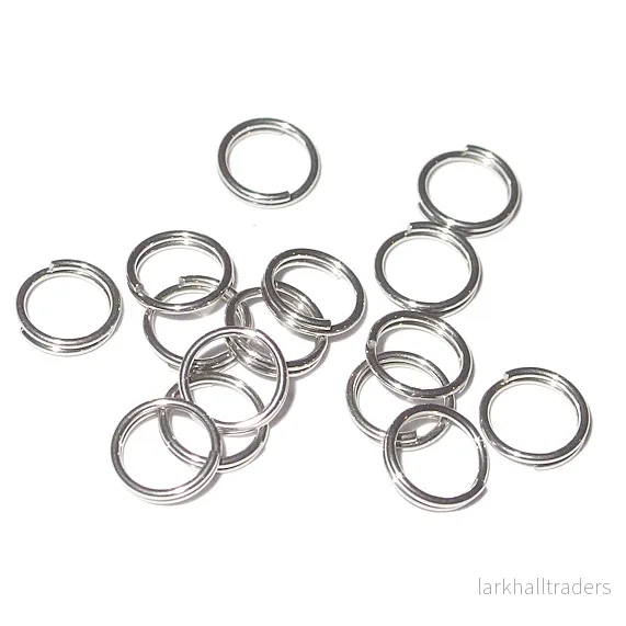 Dubbla motringar, silver, 8mm