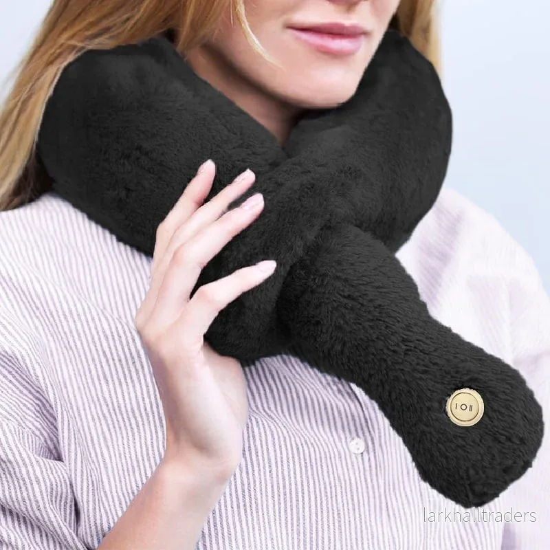 Nackkudde med inbyggd massage memoryskum två hastigheter - Bild 3