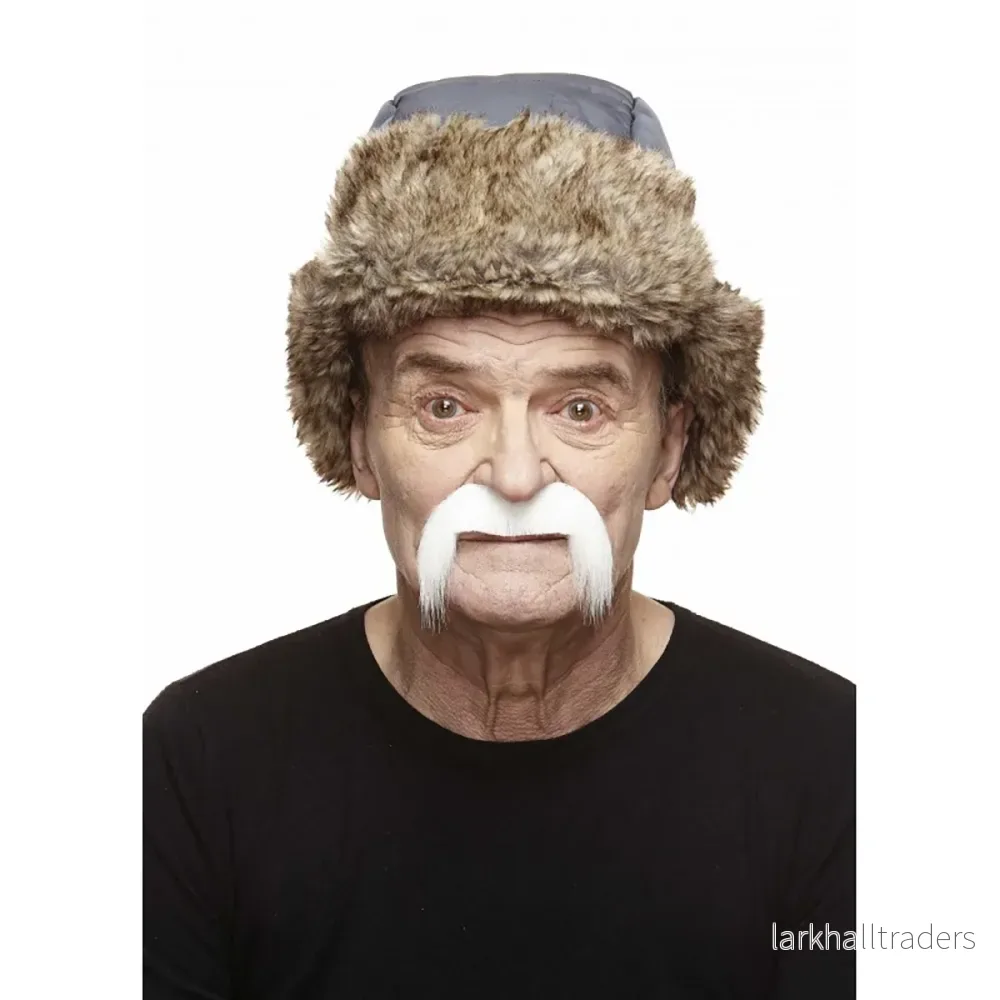 Mustasch, cowboy vit - Bild 3