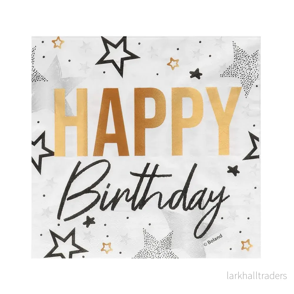 Servetter, happy birthday 20 st Servetter, happy birthday 20 st