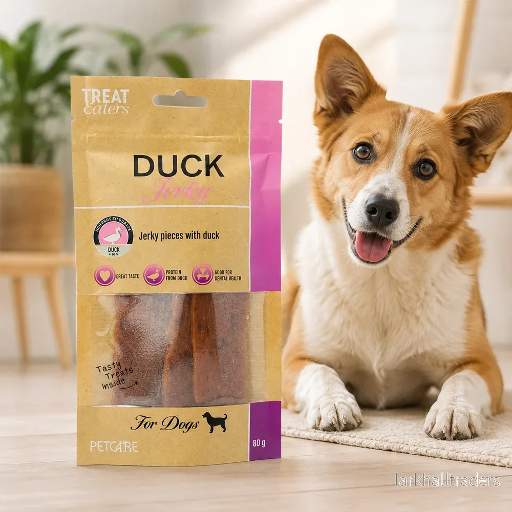 Treat Eaters – Mjuka anka strips 80 g Treat Eaters – Mjuka anka strips 80 g