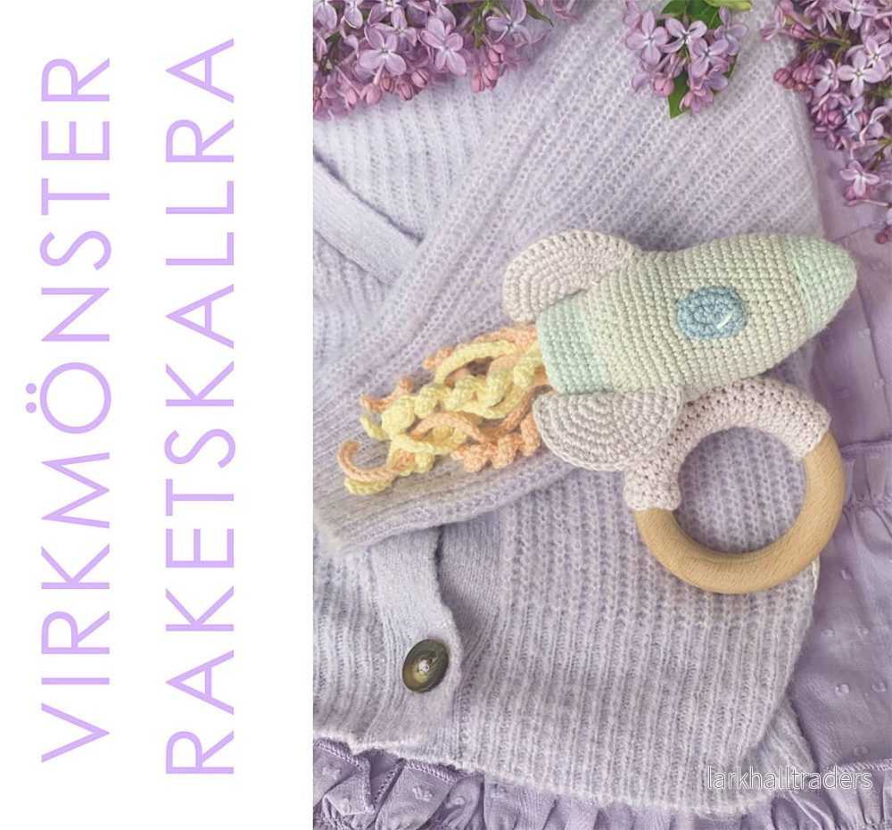 Virkmönster, raketskallra Virkmönster, raketskallra