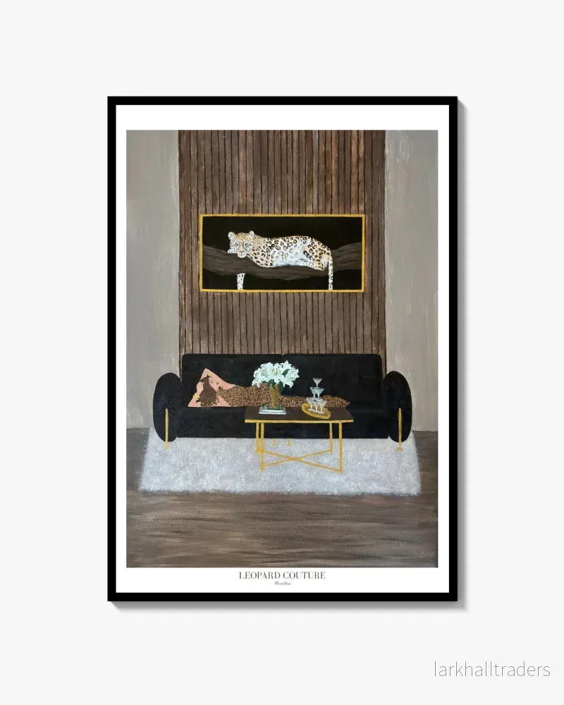 Leopard Couture Poster - 50x70cm