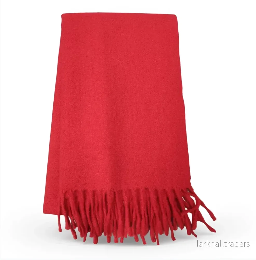 Elegant Halsduk med Fransar – Flera Vackra Färger – 65 x 180 cm – 230 g. - Bild 3