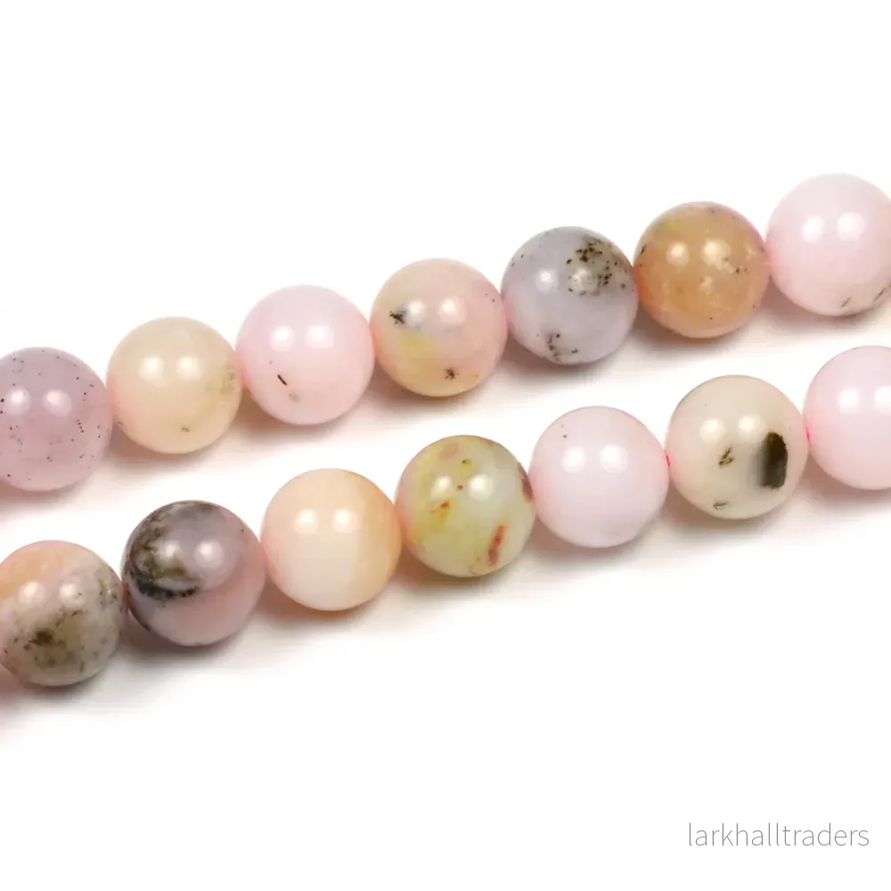 Rosa opal pärlor, 8mm Rosa opal pärlor, 8mm