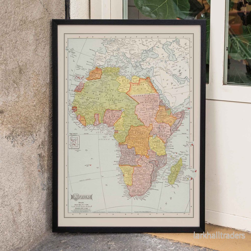 Afrikakarta Poster