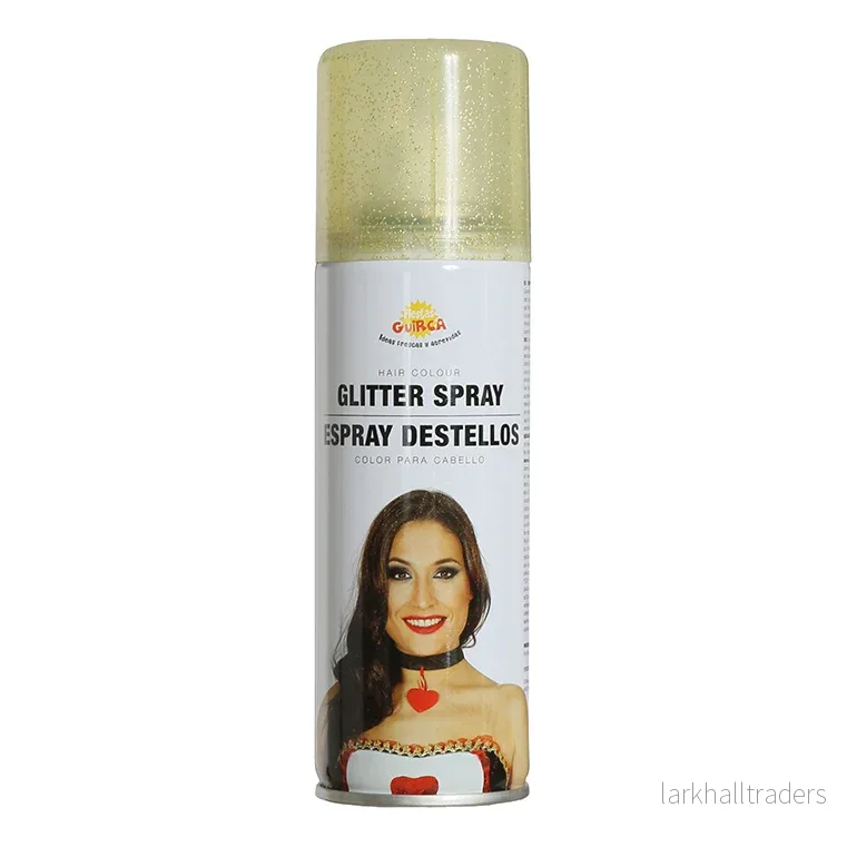 Hårspray, glitter guld 125 ml Hårspray, glitter guld 125 ml
