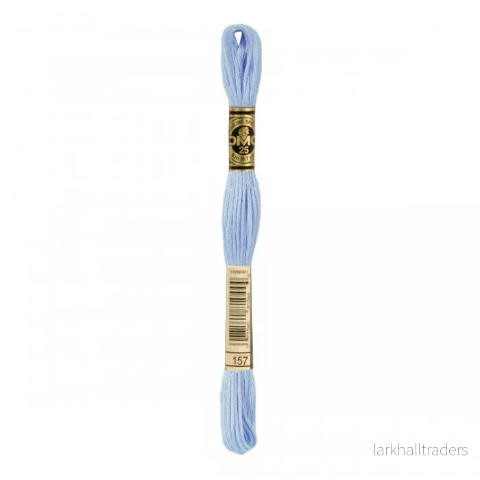 Broderigarn DMC Mouliné – 0157 Ljusblå