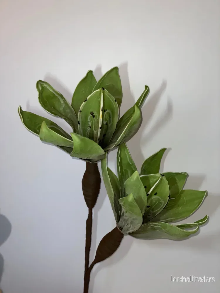 Maria Konstgjord Blomma Grön - Bild 2