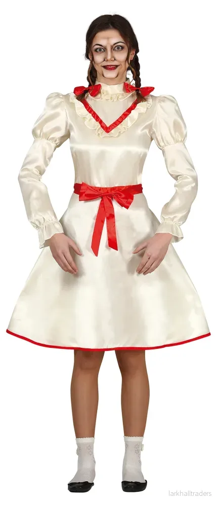 Tonårsdräkt, Cursed doll 14-16 år (168 cm) Tonårsdräkt, Cursed doll 14-16 år (168 cm)