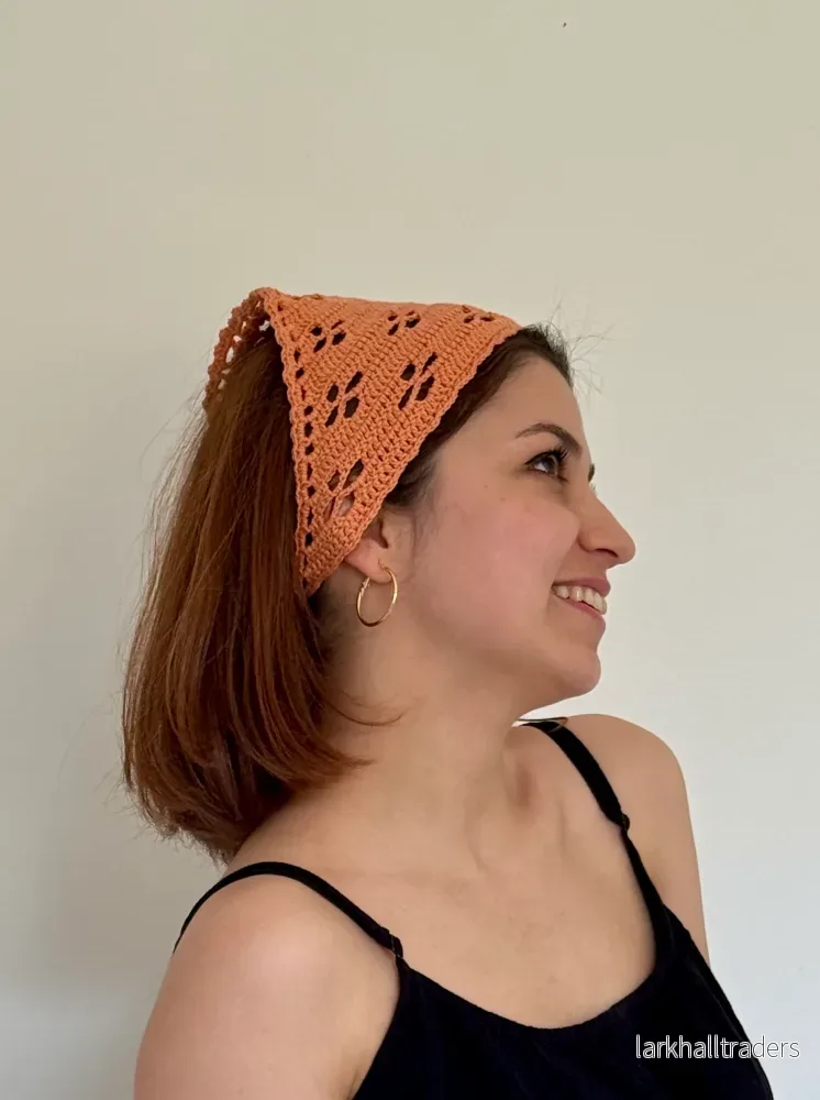 Solstice – Virkad Huvudscarf Solstice – Virkad Huvudscarf
