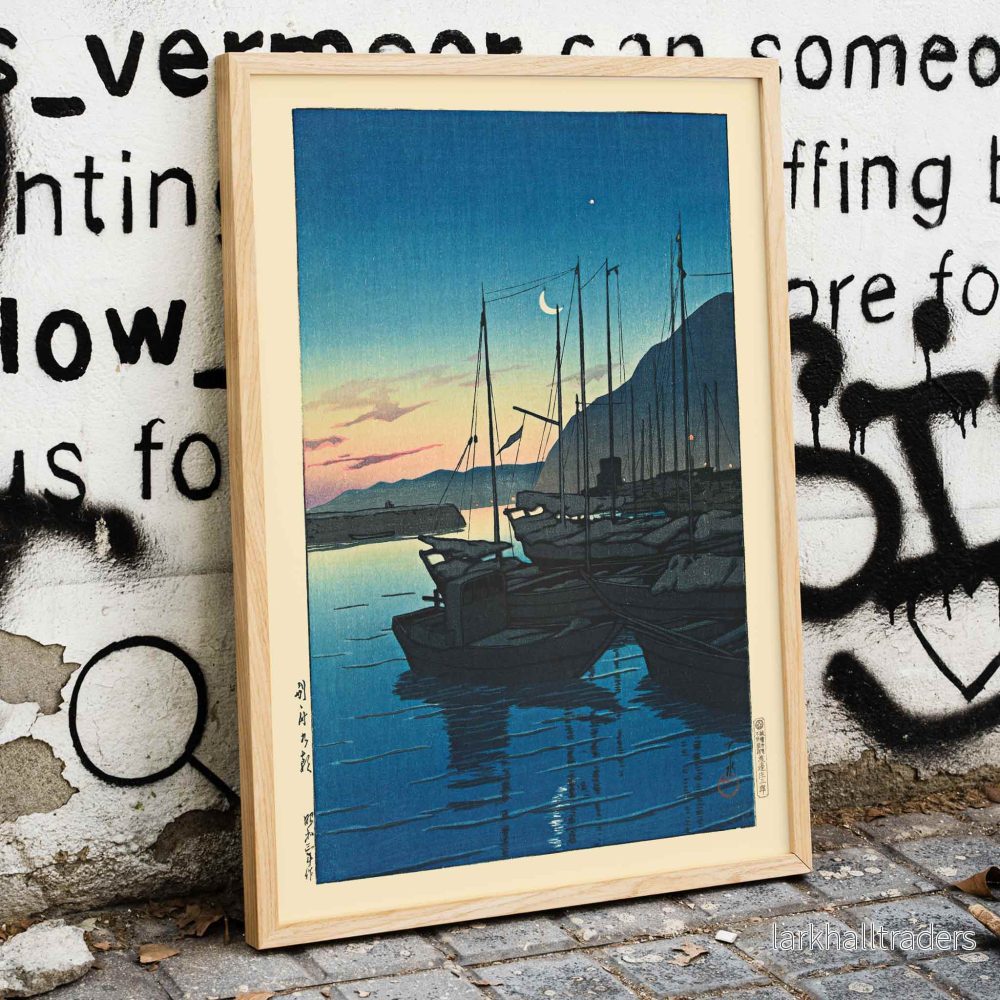 Morgon i Beppu Poster