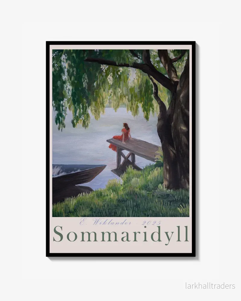 Sommaridyll – Poster med text