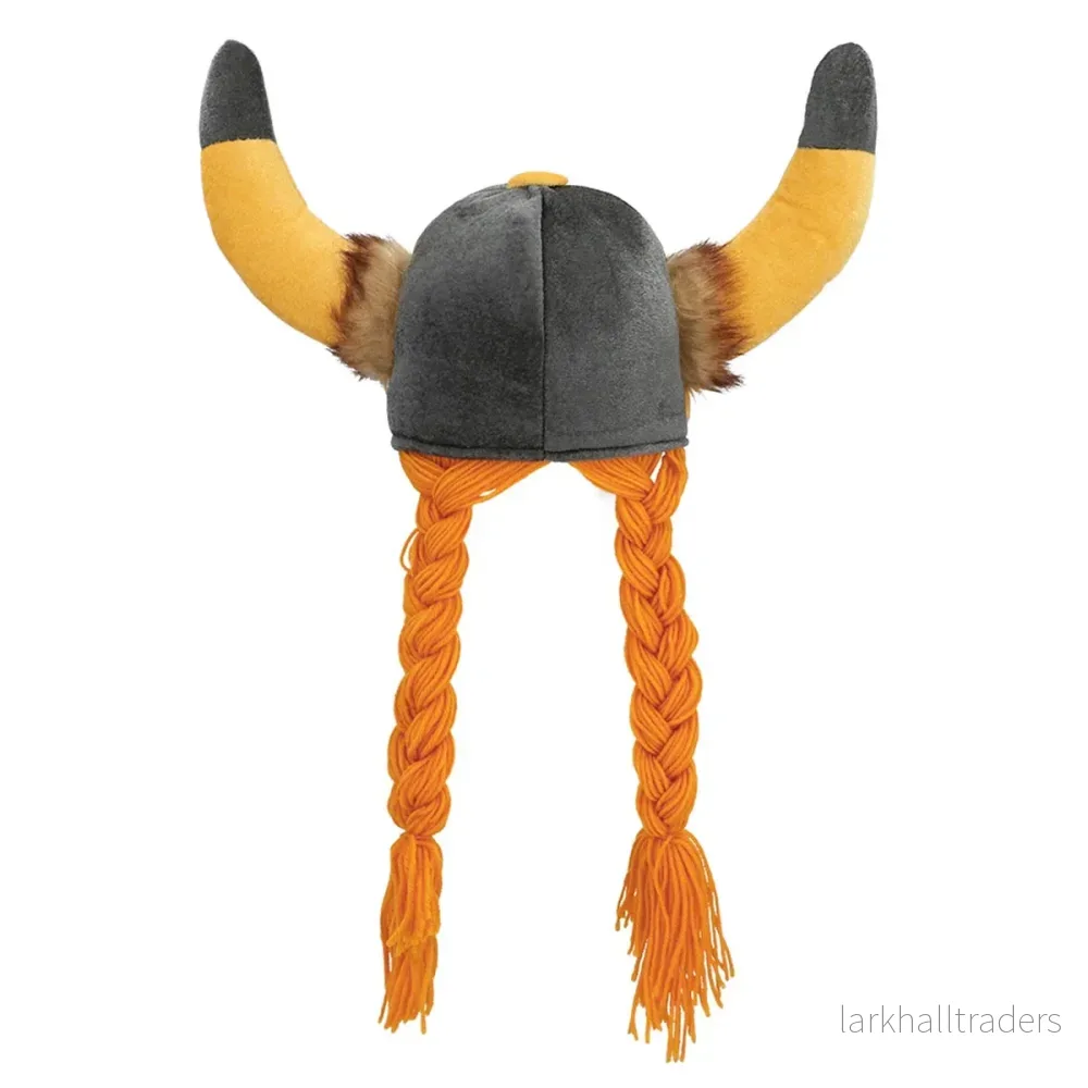 Vikingshjälm med hår - Bild 3