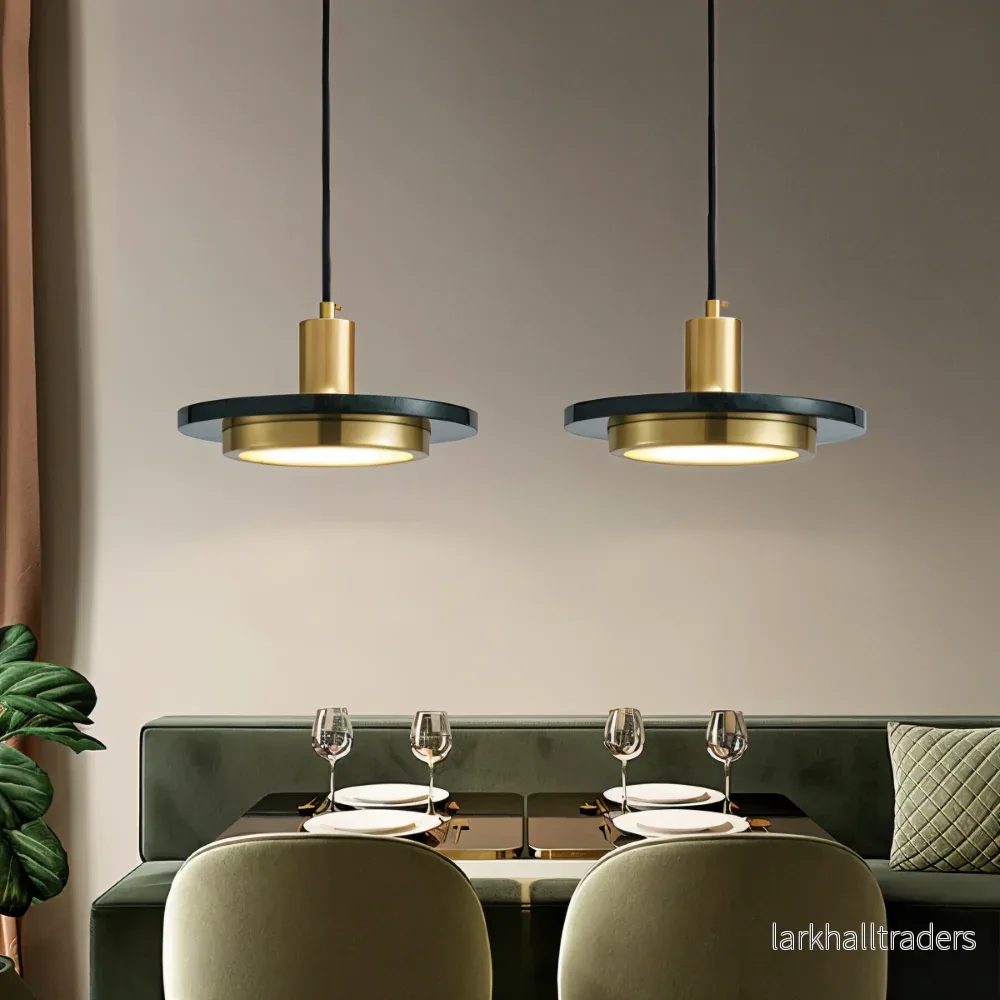 Moduno – Modern Metall Taklampa med Dubbelskiktsdesign - Bild 2