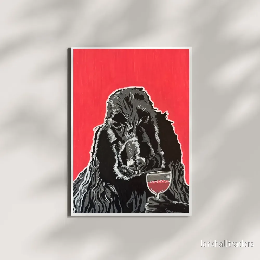 Day drinking dog Poster - Bild 2