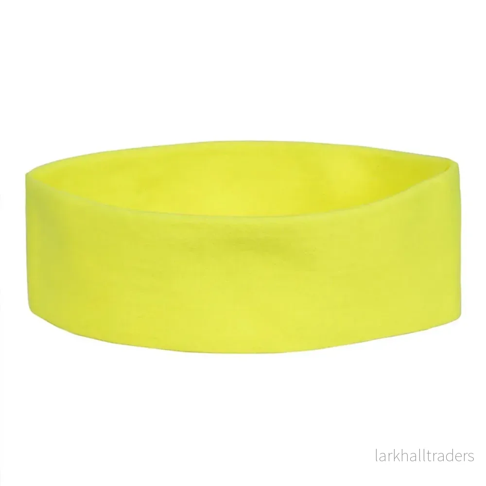 Pannband, neon gul