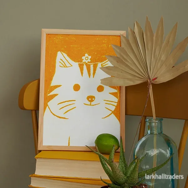 Sunny happy cat Original teckning