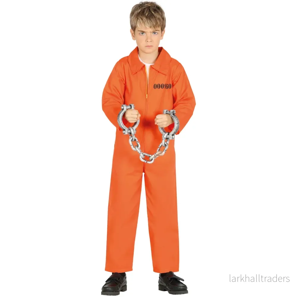 Barndräkt, fånge orange - Bild 2