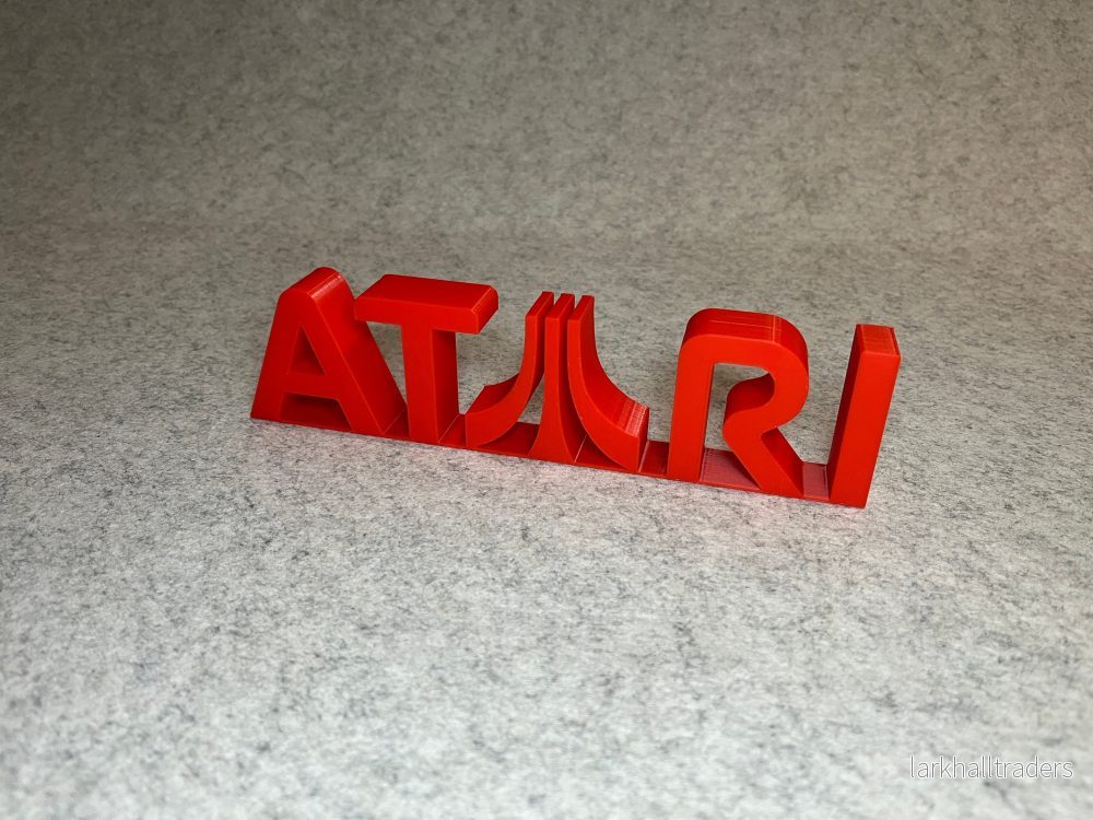 Atari-logotypskylt - 3D-teckenskylt för spelrummet - Bild 2