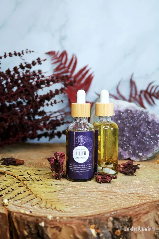 LILITH Ritualolja med Kristaller & Örter - Ayamani Naturals - Bild 2