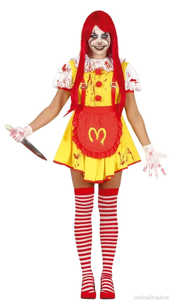 Tonårsdräkt, Miss mckiller 14-16 år (168 cm) Tonårsdräkt, Miss mckiller 14-16 år (168 cm)