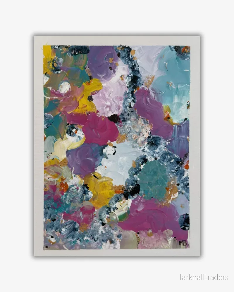 Blooming Fragments – Abstrakt Målning Original