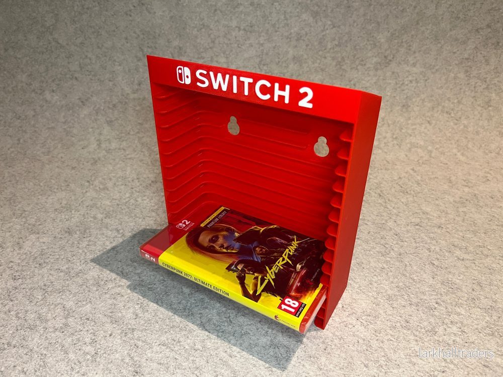 Vägghållare för 12 Nintendo Switch 2 spel