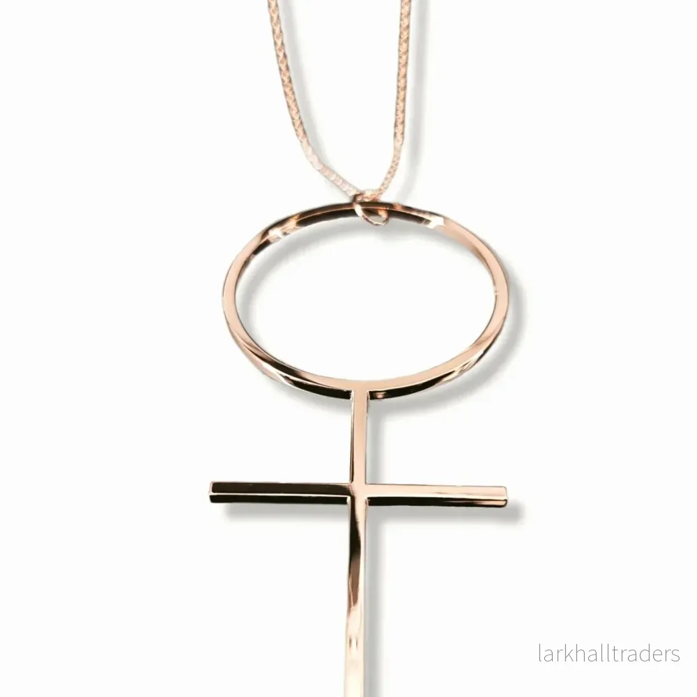 Big She Halsband Roséguld