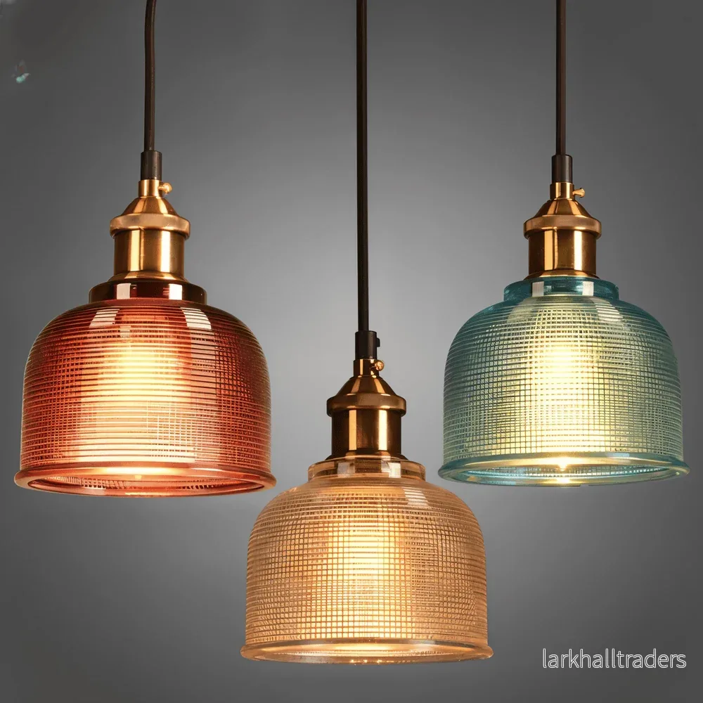 LuméBell – Retro Färgglad Glas-Taklampa i Modern Design LuméBell – Retro Färgglad Glas-Taklampa i Modern Design