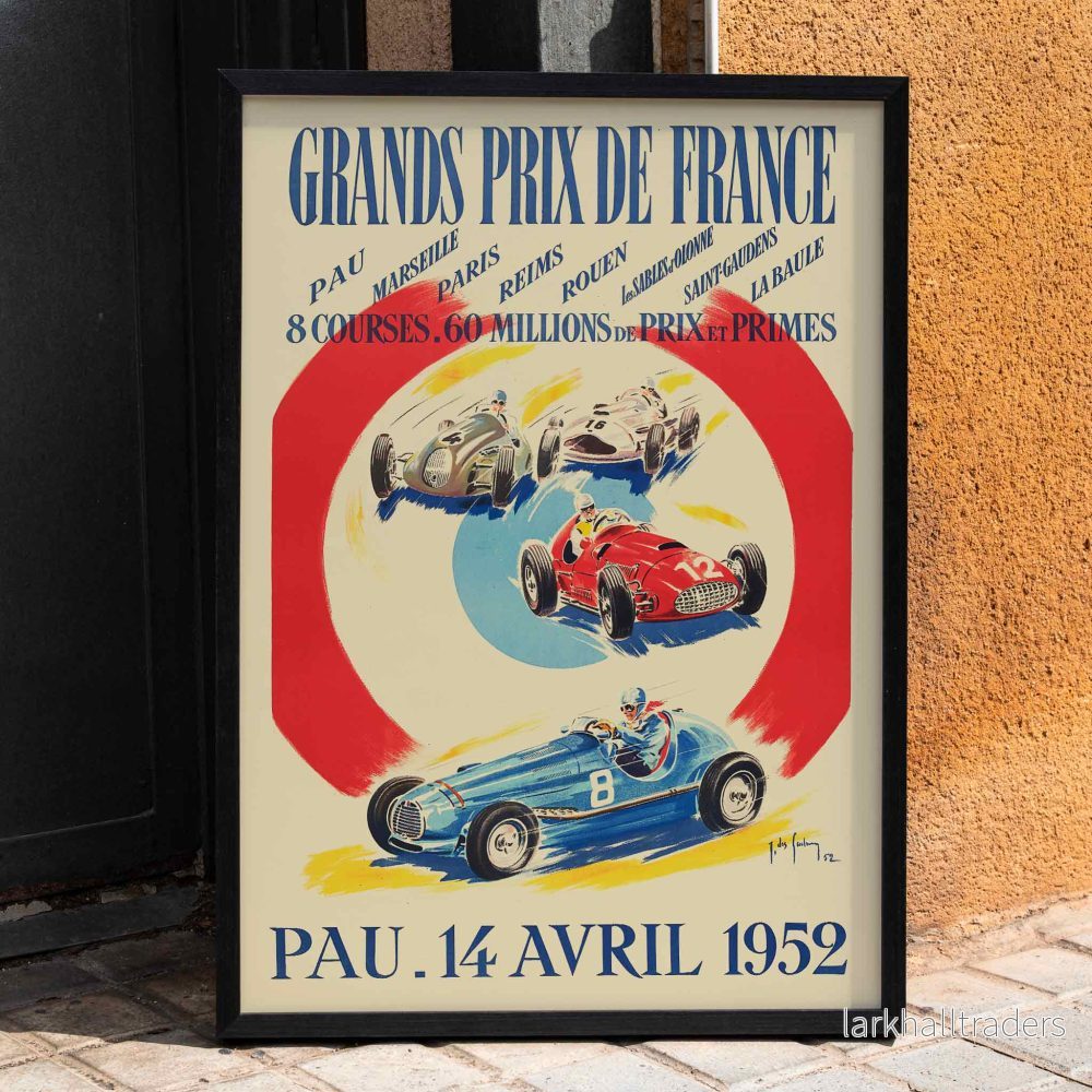Grands Prix de France Poster