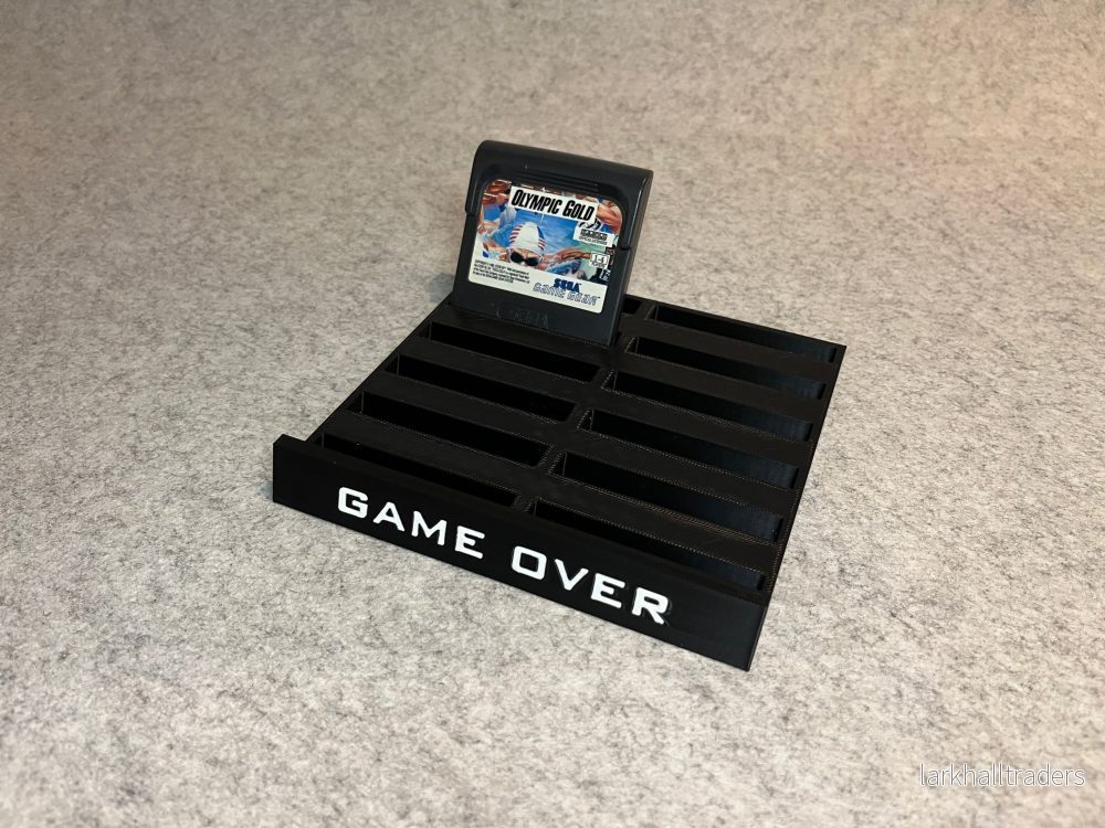 Spelställ för 12 Sega Game Gear spel