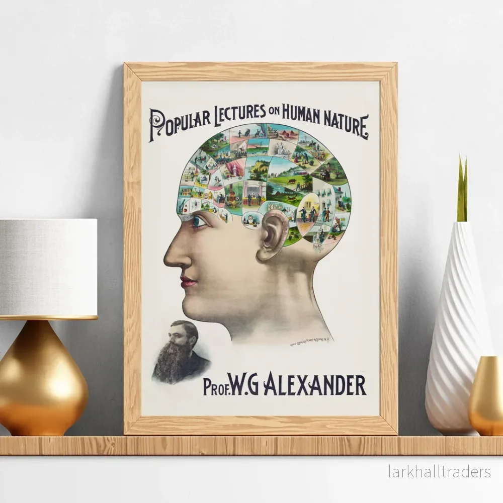 Populära föreläsningar om mänsklig natur Poster