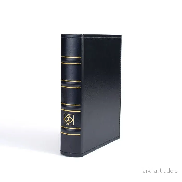 Charta sedelalbum, inklusive 10 insticksblad svart Charta sedelalbum, inklusive 10 insticksblad svart