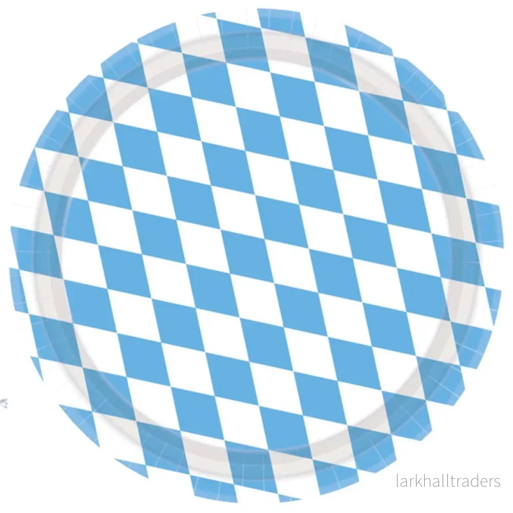 Tallrikar, oktoberfest Bayern Lightblue 8 st Tallrikar, oktoberfest Bayern Lightblue 8 st