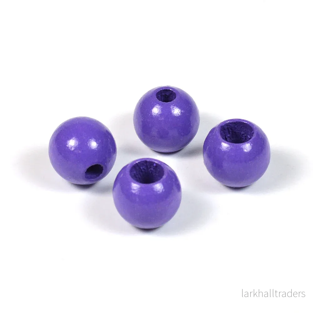 Säkerhetspärlor, 10mm, lila, 6st Säkerhetspärlor, 10mm, lila, 6st