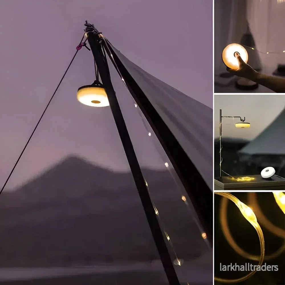 TrailGlow Flex – Vattentät 10m LED-Ljusslinga för Camping & Utomhusbruk TrailGlow Flex – Vattentät 10m LED-Ljusslinga för Camping & Utomhusbruk