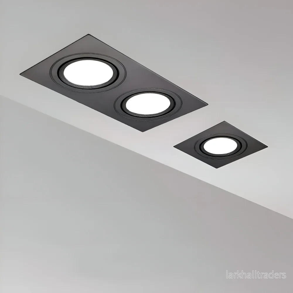 LumoQuad – Fyrkantiga Infällda LED-Spotlights i Aluminium LumoQuad – Fyrkantiga Infällda LED-Spotlights i Aluminium